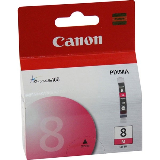 Picture of Canon 0622B002 (CLI-8M) OEM Magenta Inkjet Cartridge
