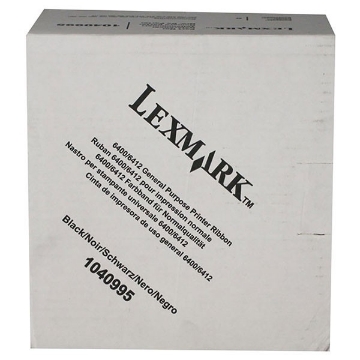 Picture of Lexmark 1040995 OEM Black General Purpose Ribbon (6 pk)