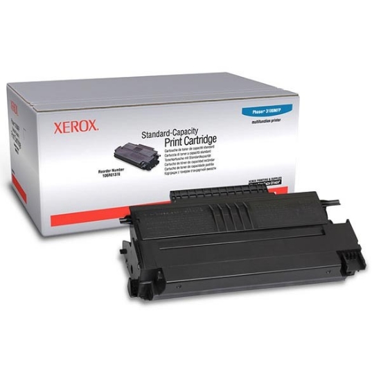 Picture of Xerox 106R01378 OEM Black Laser Toner Cartridge