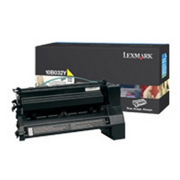 Picture of Lexmark 10B032Y OEM Yellow Toner Cartridge