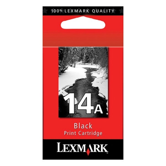 Picture of Lexmark 18C2080 (Lexmark #14) OEM Black Inkjet Cartridge