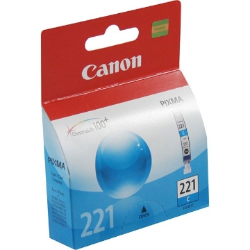 Picture of Canon 2947B001 (CLI-221C) Cyan Inkjet Cartridge (420 Yield)