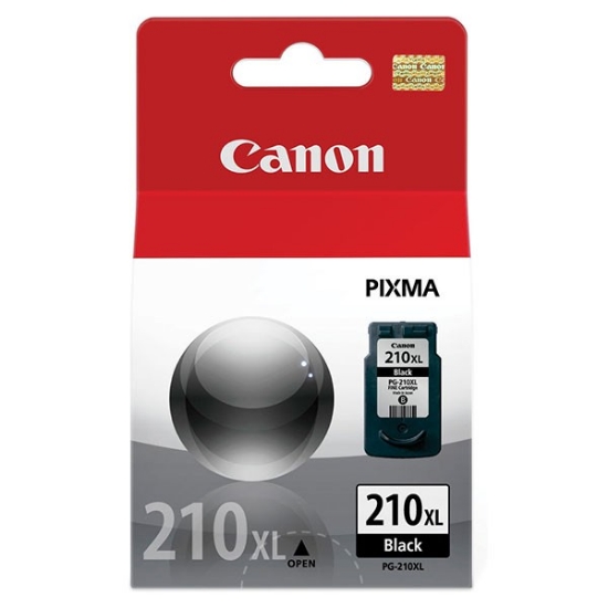 Picture of Canon 2973B001 (PG-210XL) High Yield Black Inkjet Cartridge (400 Yield)