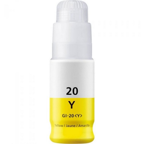 Picture of Premium 3396C001 (GI-20Y) Compatible Canon Yellow Dye Ink Bottle