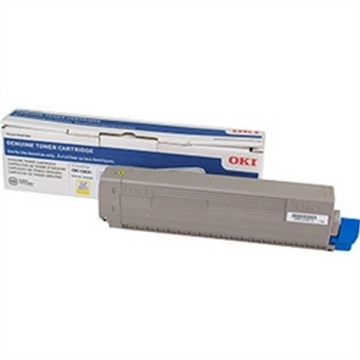 Picture of Okidata 44844509 OEM Yellow Toner Cartridge