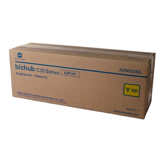 Picture of Konica Minolta A0WG08G Yellow Drum Unit (30000 Yield)