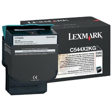 Picture of Lexmark C544X2KG OEM Black Toner Cartridge