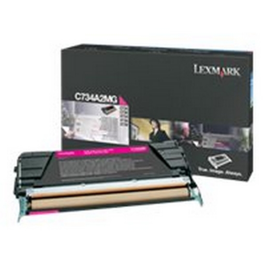 Picture of Lexmark C736H2MG OEM Magenta Toner Cartridge