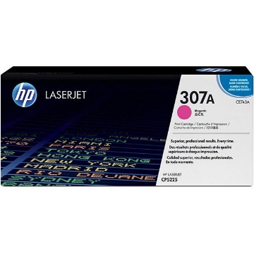 Picture of HP CE743A (HP 307A) Magenta Laser Toner Cartridge (7300 Yield)