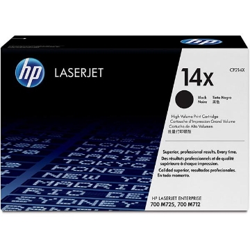 Picture of HP CF214X (HP 14X) High Yield Black Toner Cartridge (17500 Yield)