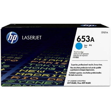 Picture of HP CF321A (HP 653A) Cyan Toner Cartridge (16500 Yield)