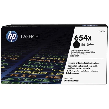 Picture of HP CF330X (HP 654X) High Yield Black Toner Cartridge (20000 Yield)