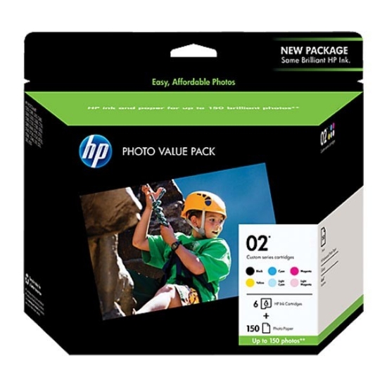 Picture of HP Q7964AN (HP 02) OEM Color Inkjet Cartridge