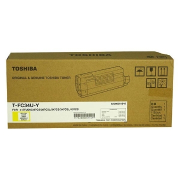 Picture of Toshiba TFC34UY Yellow Toner Cartridge (11500 Yield)