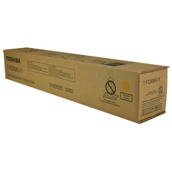 Picture of Toshiba TFC556UY OEM Yellow Toner Cartridge