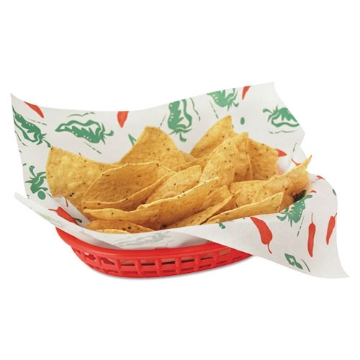 Picture of Grease-Resistant Paper Wraps And Liners, 12 X 12, Southwest Pattern, 1,000/box, 5 Boxes/carton