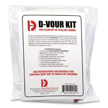 Picture of D'vour Clean-Up Kit, Powder, All Inclusive Kit, 6/carton