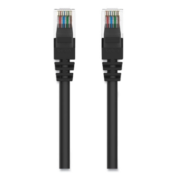 Picture of cat6 utp computer patch cable, 10 ft, black