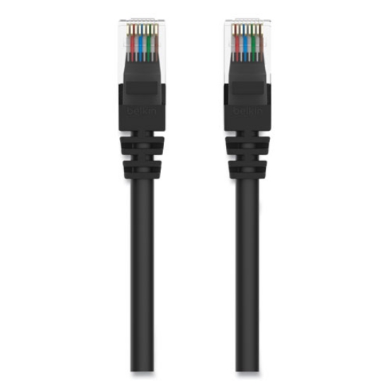 Picture of cat6 utp computer patch cable, 10 ft, black