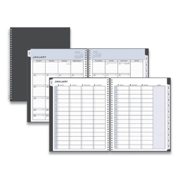 Picture of Passages Appointment Planner, 11 x 8.5, Charcoal Cover, 12-Month (Jan to Dec): 2024