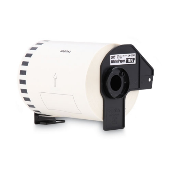 Picture of Continuous Length Shipping Label Tape For Ql-1050, 4" X 100 Ft Roll, White