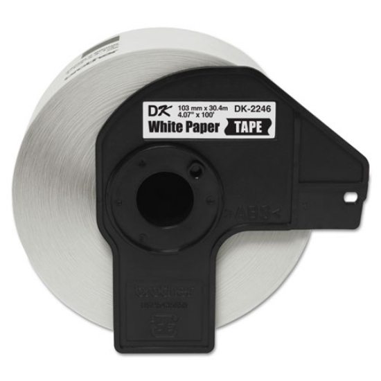 Picture of Dk2246 Label Tape, 4.07" X 100 Ft, Black On White