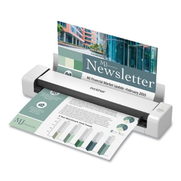 Picture of Ds-740d Duplex Compact Mobile Document Scanner, 600 Dpi Optical Resolution, 1-Sheet Duplex Auto Document Feeder