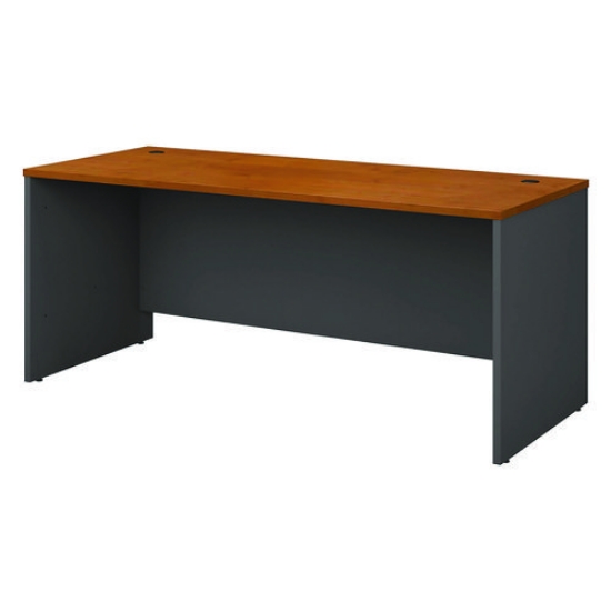 Picture of Series C Collection Desk Shell, 71.13" X 29.38" X 29.88", Natural Cherry/graphite Gray