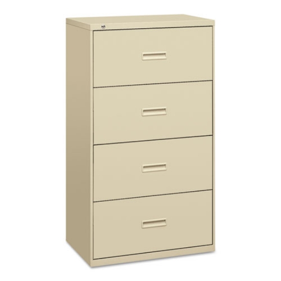 Picture of 400 Series Lateral File, 4 Legal/letter-Size File Drawers, Putty, 30" X 18" X 52.5"