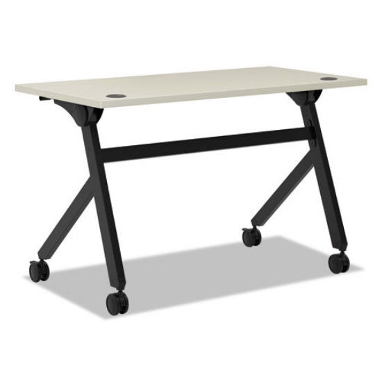 Picture of Multipurpose Table Flip Base Table, Rectangular, 48w x 24d x 29.38h, Light Gray