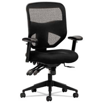 Picture of Vl532 Mesh High-Back Task Chair, Supports Up To 250 Lb, 17" To 20.5" Seat Height, Black