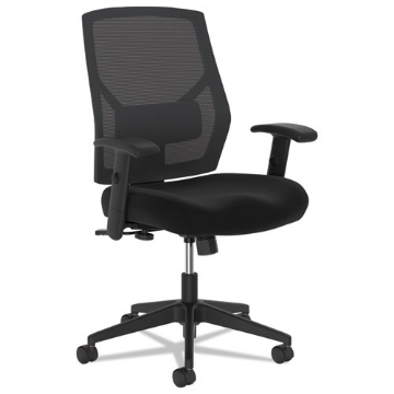 Picture of Vl581 High-Back Task Chair, Supports Up To 250 Lb, 18" To 22" Seat Height, Black