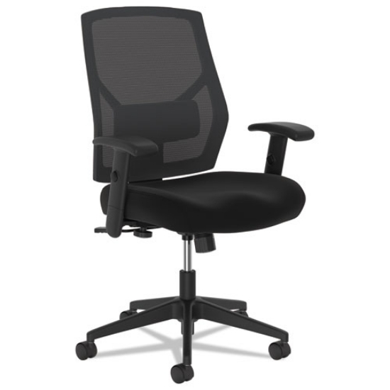 Picture of Vl581 High-Back Task Chair, Supports Up To 250 Lb, 18" To 22" Seat Height, Black