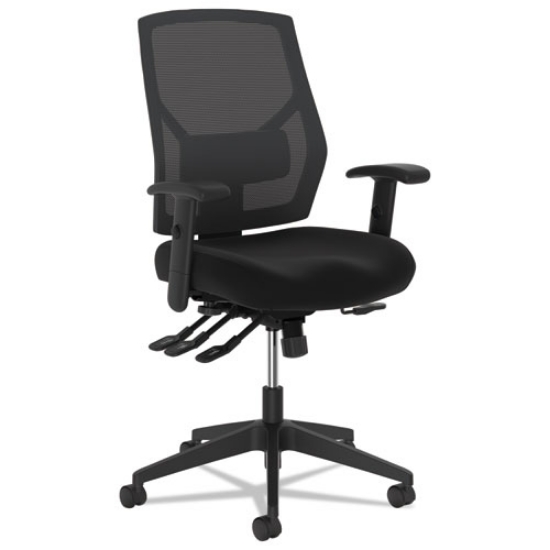 Picture of Vl582 High-Back Task Chair, Supports Up To 250 Lb, 19" To 22" Seat Height, Black