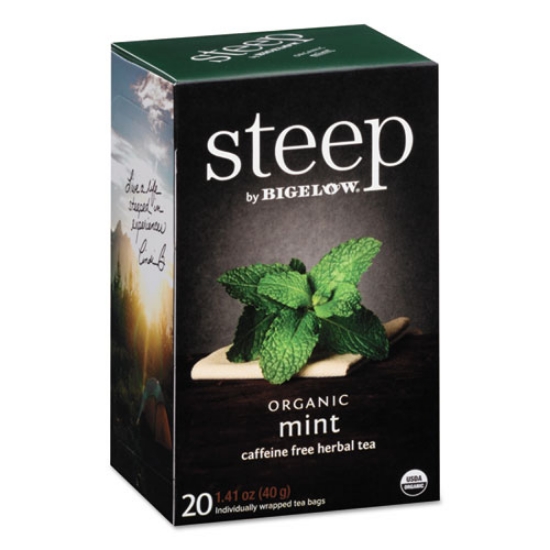 Picture of Steep Tea, Mint, 1.41 Oz Tea Bag, 20/box