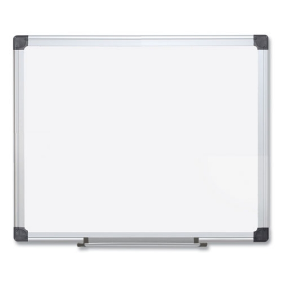Picture of Porcelain Value Dry Erase Board, 48 x 96, White Surface, Silver Aluminum Frame
