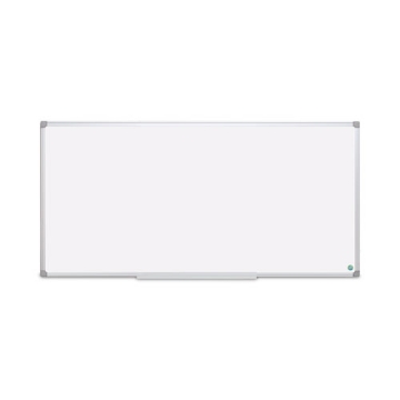 Picture of earth silver easy-clean dry erase board, 96 x 48, white surface, silver aluminum frame