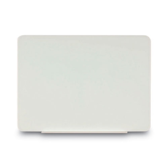 Picture of Magnetic Glass Dry Erase Board, 60 x 48, Opaque White Surface