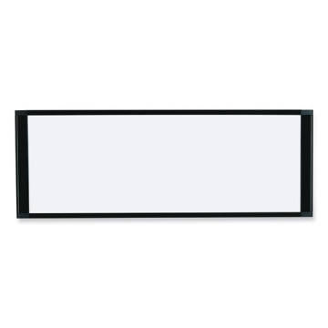 Picture of cubicle workstation dry erase board, 36 x 18, white surface, black aluminum frame