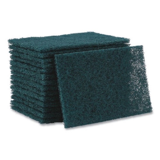 Picture of Heavy-Duty Scour Pad, 6 X 9, Green 15/carton