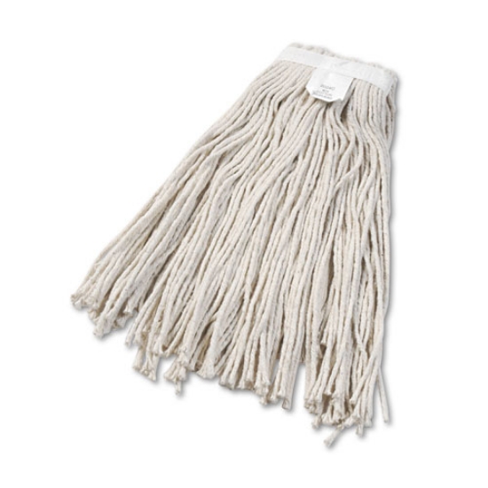 Picture of Cut-End Wet Mop Head, Cotton, No. 24, White