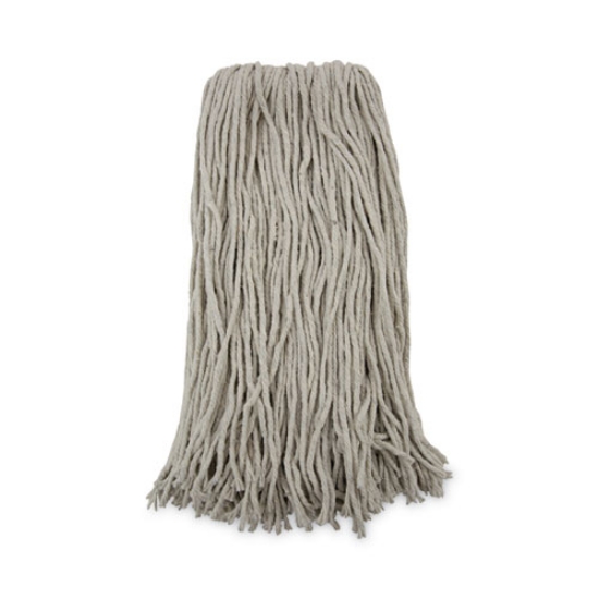 Picture of Premium Cut-End Wet Mop Heads, Cotton, 20oz, White, 12/carton