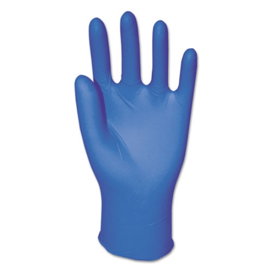 Picture of Disposable General-Purpose Powder-Free Nitrile Gloves, X-Large, Blue, 5 mil, 100/Box