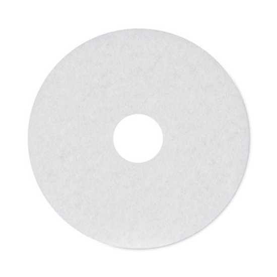 Picture of Polishing Floor Pads, 15" Diameter, White, 5/carton