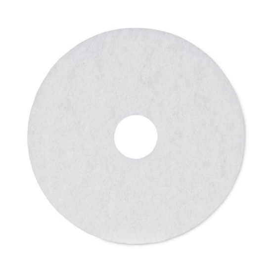 Picture of Polishing Floor Pads, 16" Diameter, White, 5/carton
