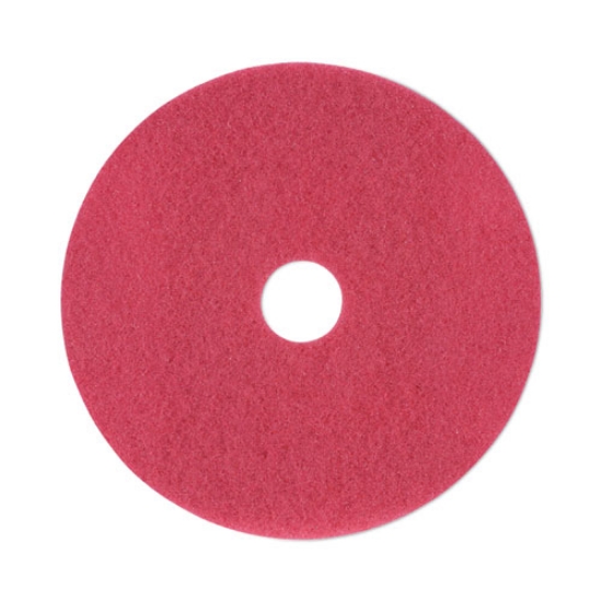 Picture of Buffing Floor Pads, 19" Diameter, Red, 5/carton