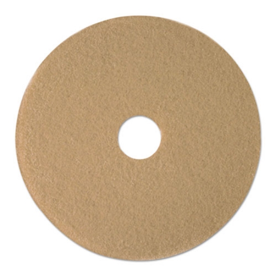 Picture of Burnishing Floor Pads, 19" Diameter, Tan, 5/carton