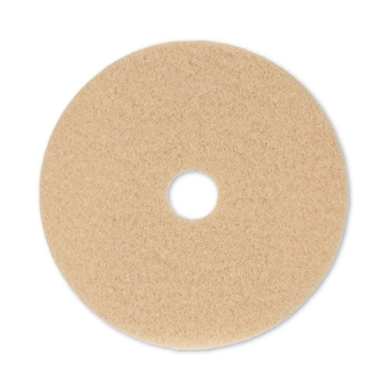 Picture of Burnishing Floor Pads, 20" Diameter, Tan, 5/carton