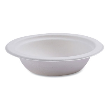 Picture of Vanguard Renewable And Compostable Sugarcane Bowls, 12 Oz, White, 1,000/carton