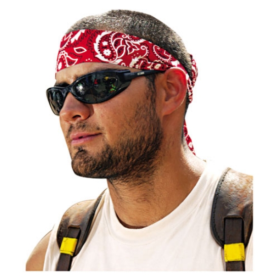 Picture of Chill-Its 6700/6705 Bandana/headband, One Size Fits All, Red Western